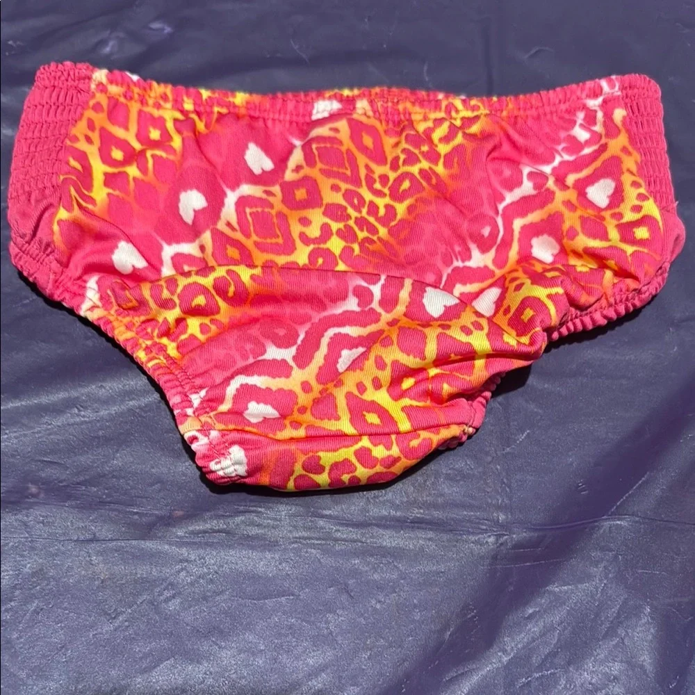 Playful Pink and Yellow Swim bottoms for Summer